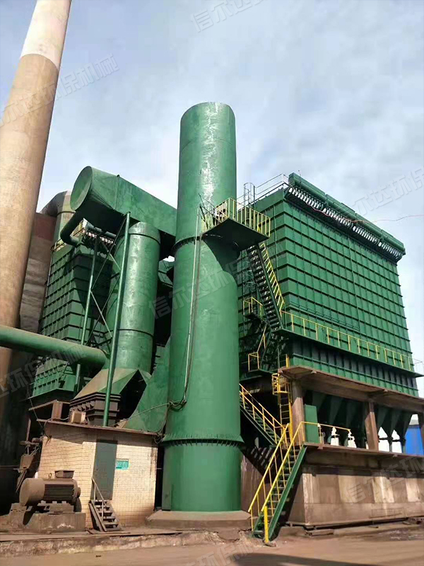低压脉冲袋式除尘器施工现场